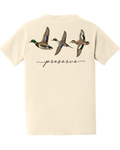 Ducks in flight Pocket T-shirt