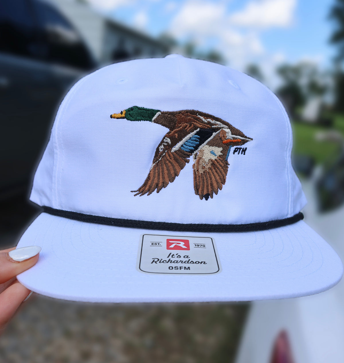 PTH Mallard Rope Hat- WHITE