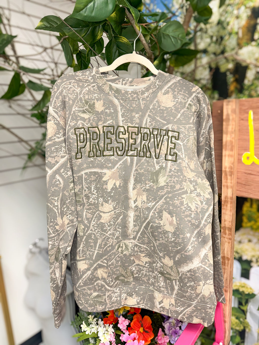 Customizable Camo Sweatshirt