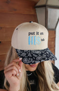 His Tab Trucker Hat