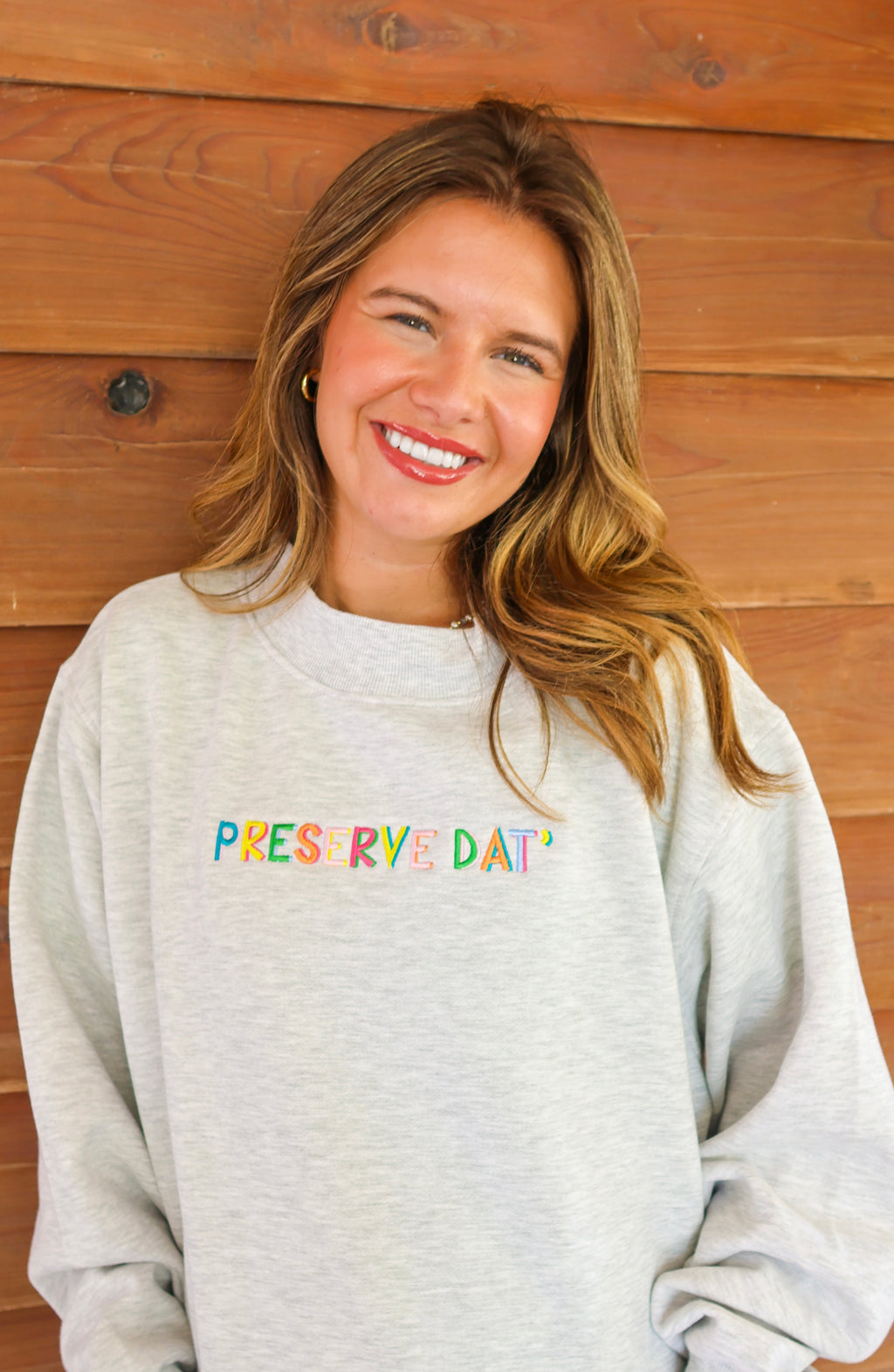 “PRESERVE DAT” Mockneck